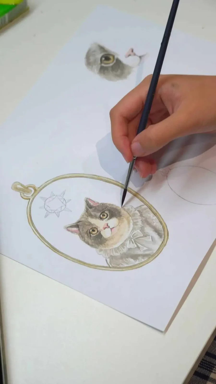 Painting a familiar face