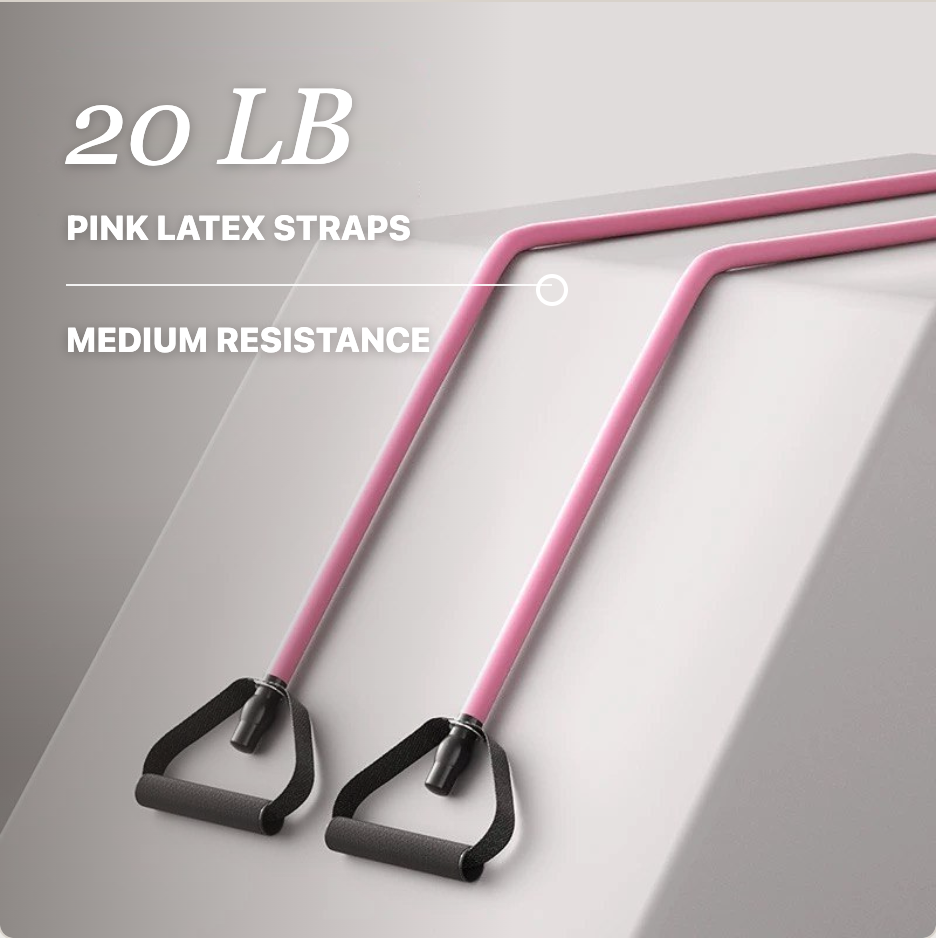 Pink 20 lb straps